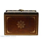 Bar book in Florentine leather decorated with pure gold - Accessories For Wine & Spirits And Glasses - Florentine leather