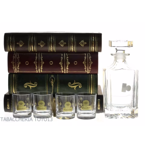Bar book in Florentine leather decorated with pure gold - Accessories For Wine & Spirits And Glasses - Florentine leather