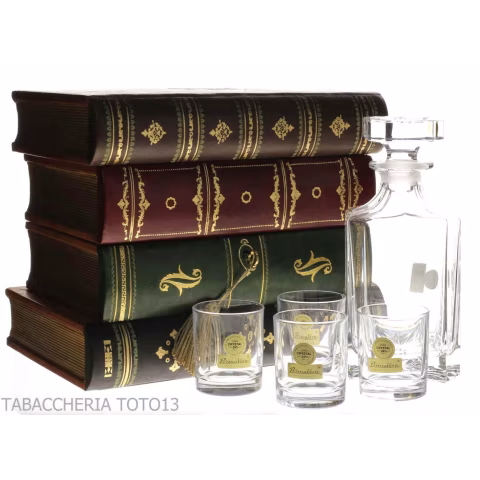 Bar book in Florentine leather decorated with pure gold - Accessories For Wine & Spirits And Glasses - Florentine leather
