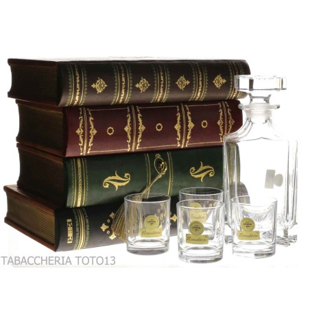 Barbuch aus florentinischem Leder, verziert mit reinem Gold - Zubehör Für Wein & Spirituosen Und Gläser