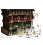 Bar book in Florentine leather decorated with pure gold - Accessories For Wine & Spirits And Glasses - Florentine leather