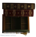 Bar book in Florentine leather decorated with pure gold - Accessories For Wine & Spirits And Glasses - Florentine leather