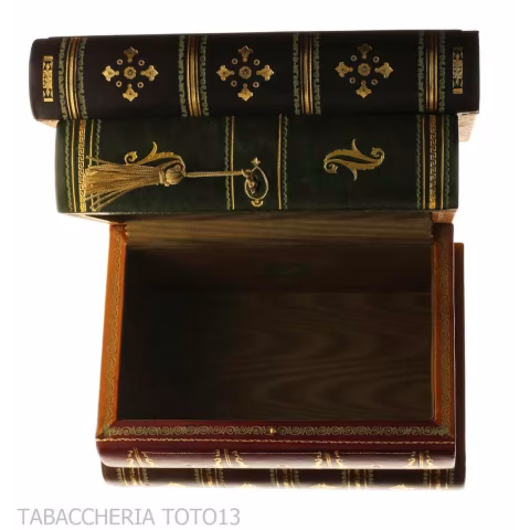Bar book in Florentine leather decorated with pure gold - Accessories For Wine & Spirits And Glasses - Florentine leather