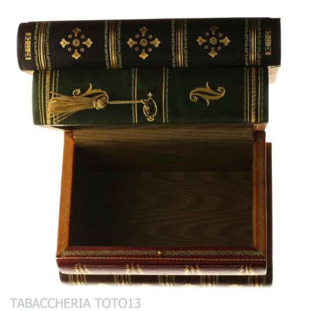 Barbuch aus florentinischem Leder, verziert mit reinem Gold - Zubehör Für Wein & Spirituosen Und Gläser