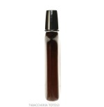 Flask covered in Florentine leather with silver glass - Accessories For Wine & Spirits And Glasses - Metal, Florentine leathe