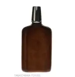 Flacon recouvert de cuir florentin avec verre argenté - Accessoires Pour Vins & Spiritueux et Verres - Métal, Cuir florentin