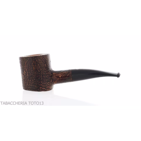 Revolution Mammuth cherrywood shaped pipe in sandblasted briar - Tobacco Pipes - Natural root