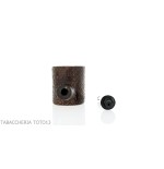 Revolution Mammuth cherrywood shaped pipe in sandblasted briar - Tobacco Pipes - Natural root
