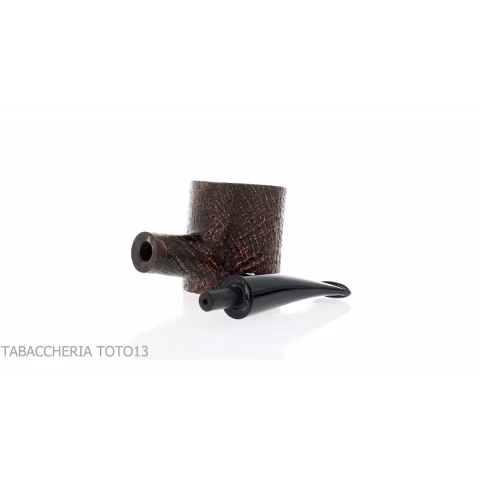 Pipa Revolution Mammuth con forma de Cherrywood en brezo pulido con chorro de arena - Pipas de Tabaco