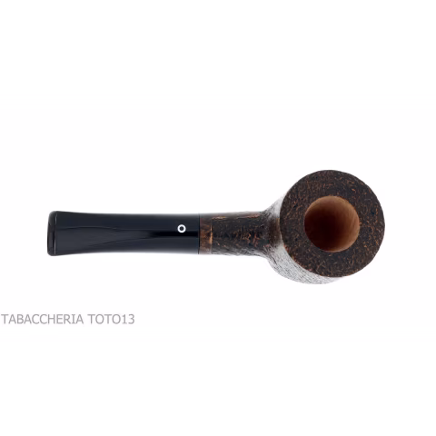 Revolution Mammuth cherrywood shaped pipe in sandblasted briar - Tobacco Pipes - Natural root