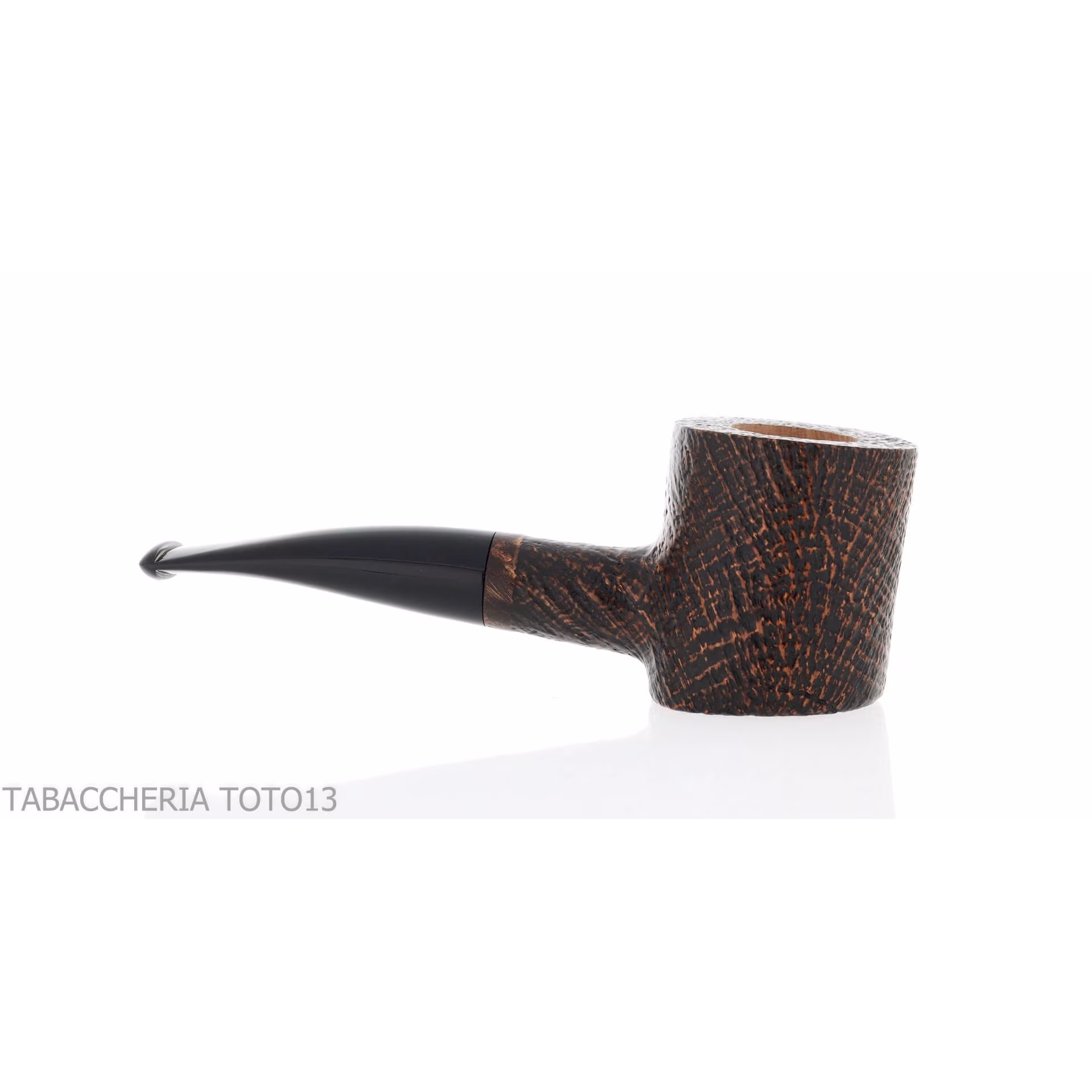 Pipa Revolution Mammuth con forma de Cherrywood en brezo pulido con chorro de arena - Pipas de Tabaco