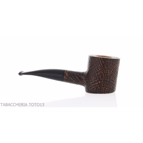 Revolution Mammuth cherrywood shaped pipe in sandblasted briar - Tobacco Pipes - Natural root