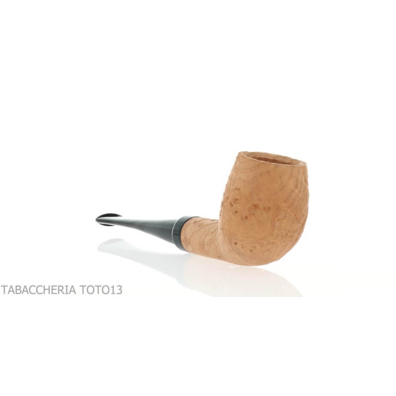 Pipa de la serie Arbutus en forma de corte de árbol de fresa, brezo arenado natural - Talamona pipe