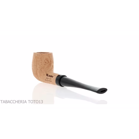 Arbutus pipe in strawberry tree Billiard shape natural sanded briar-Talamona
