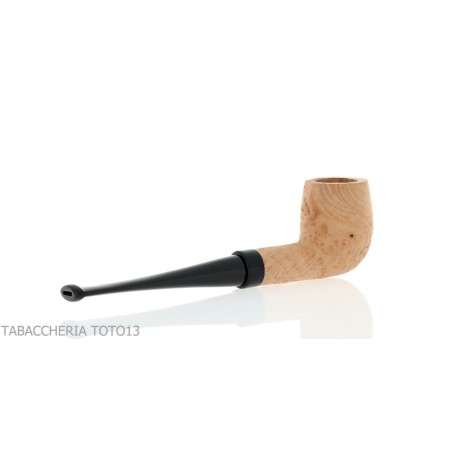 Pipe arbousier en arbousier forme billard bruyère naturelle sablée - Pipe Pour le Tabac - Bois