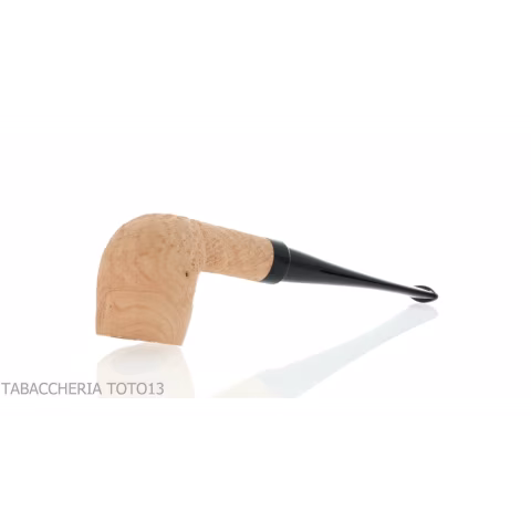 Arbutus pipe in strawberry tree Billiard shape natural sanded briar-Talamona