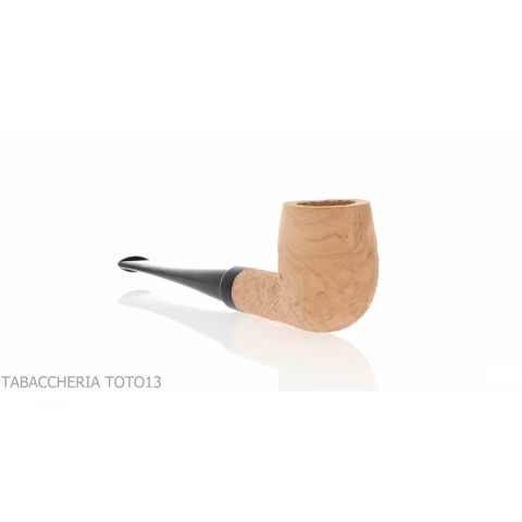Arbutus pipe in strawberry tree Billiard shape natural sanded briar-Talamona