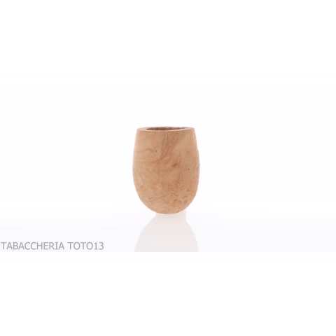 Arbutus pipe in strawberry tree Billiard shape natural sanded briar-Talamona