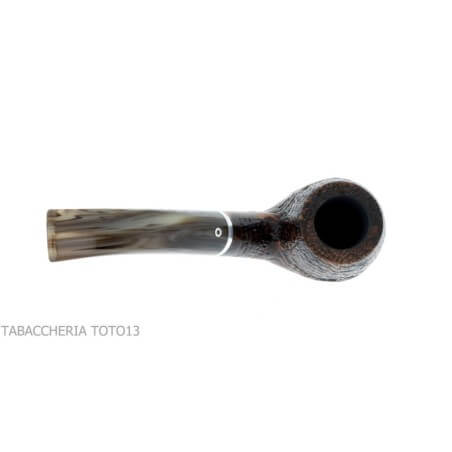 Pipa Revolution Mammuth forma de billar curvada en brezo pulido con chorro de arena Talamona pipe Talamona