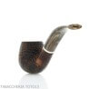 Pipa Revolution Mammuth forma de billar curvada en brezo pulido con chorro de arena Talamona pipe Talamona