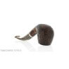 Pipa Revolution Mammuth forma de billar curvada en brezo pulido con chorro de arena Talamona pipe Talamona