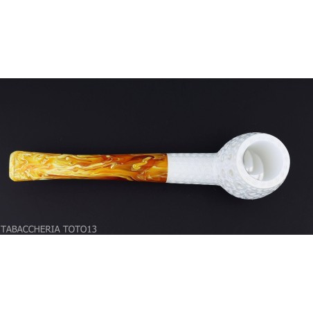 Pipe de billard classique en écume de mer sculptée avec décorations air grade 6 - Pipe Pour le Tabac - écume de mer - sépioli