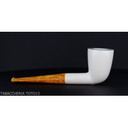 Gerade Pfeife in Dublin-Form aus Seeschaum Lubinski Meerschaumpfeifen