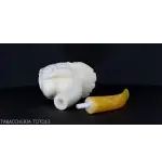 Pipa de espuma de mar esculpida, otomana para fumar - Pipas de Tabaco