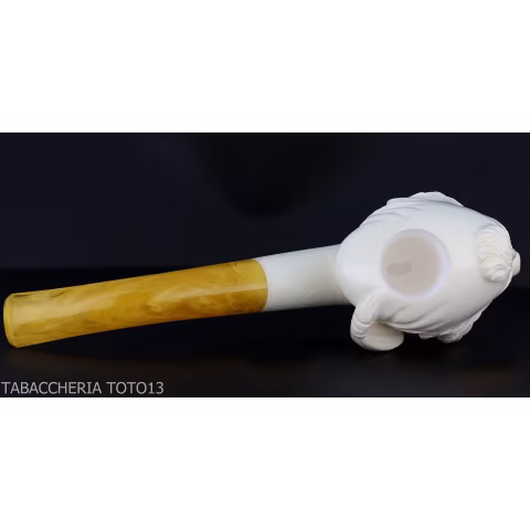 Geformte Seeschaumpfeife, Räucherhocker-Meerschaumpfeifen