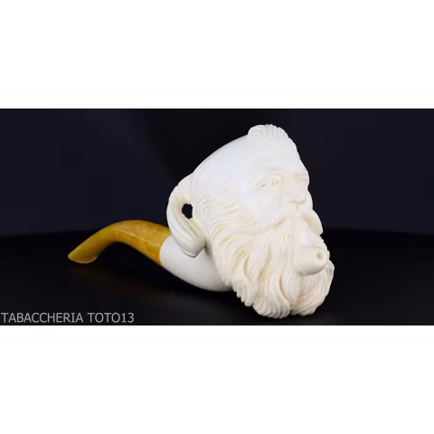 Geformte Seeschaumpfeife, Räucherhocker-Meerschaumpfeifen