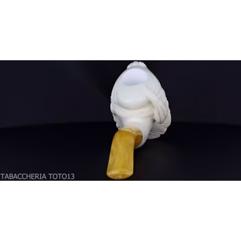 Geformte Seeschaumpfeife, Räucherhocker-Meerschaumpfeifen