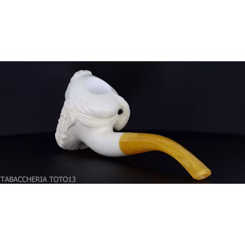 Geformte Seeschaumpfeife, Räucherhocker-Meerschaumpfeifen