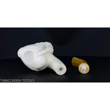 Geformte Seeschaumpfeife, Räucherhocker-Meerschaumpfeifen