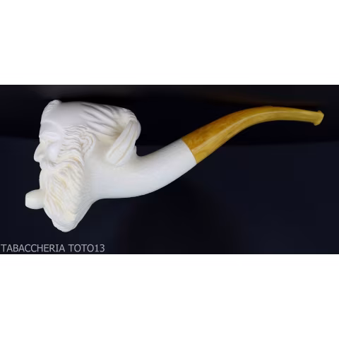 Geformte Seeschaumpfeife, Räucherhocker-Meerschaumpfeifen
