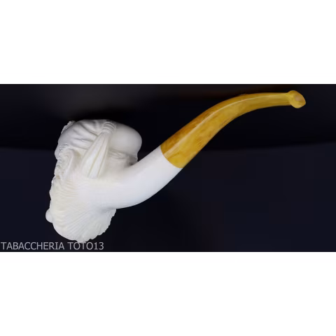 Geformte Seeschaumpfeife, Räucherhocker-Meerschaumpfeifen
