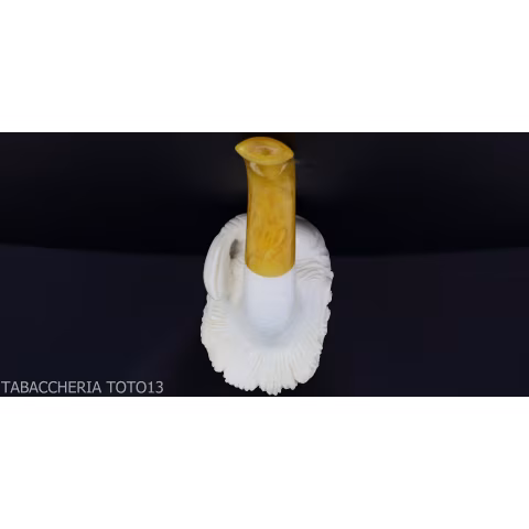 Geformte Seeschaumpfeife, Räucherhocker-Meerschaumpfeifen