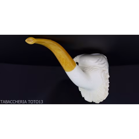 Geformte Seeschaumpfeife, Räucherhocker-Meerschaumpfeifen