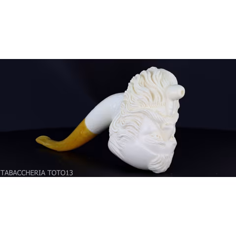 Geformte Seeschaumpfeife, Räucherhocker-Meerschaumpfeifen
