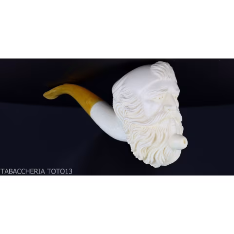 Geformte Seeschaumpfeife, Räucherhocker-Meerschaumpfeifen