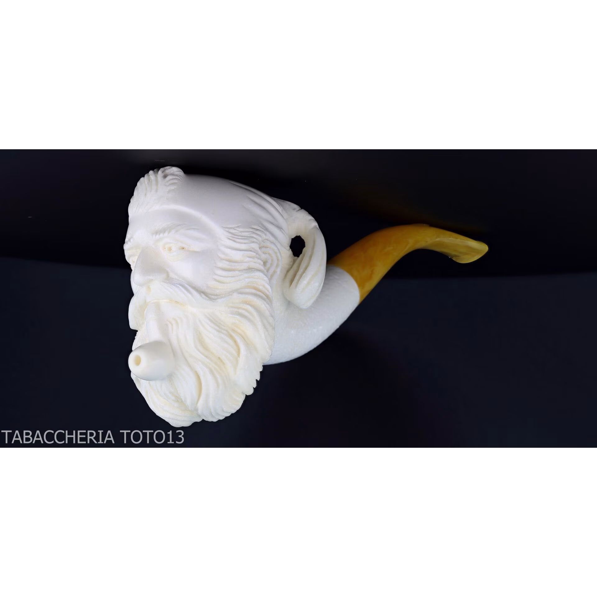 Geformte Seeschaumpfeife, Räucherhocker-Meerschaumpfeifen