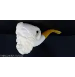 Pipa de espuma de mar esculpida, otomana para fumar - Pipas de Tabaco