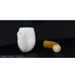 Pipa de tabaco curvado en espuma de mar doblada de billar - Pipas de Tabaco