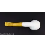 Pipa de tabaco curvado en espuma de mar doblada de billar - Pipas de Tabaco