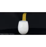 Pipa de tabaco curvado en espuma de mar doblada de billar - Pipas de Tabaco