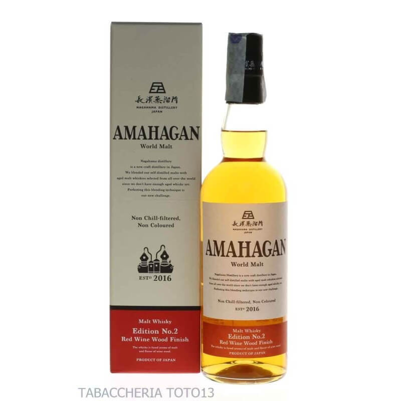 Whiskey Amahagan edition No 2 red wine wood finish world malt | Sale