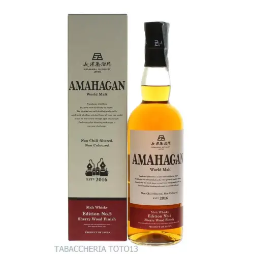 Amahagan edition No 5 Sherry wood finish world malt Vol.47% Cl.70 - Distillati