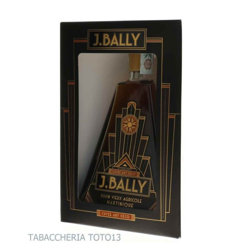 J. Bally cuvee art deco rum A.O.C. Bottiglia Piramides Vol.43,5% Cl.70 - J. Bally Distillery