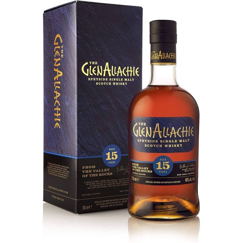 GlenAllachie 15 Y.o. single malt whisky Vol.46% Cl.70 - Glenallachie Distillers