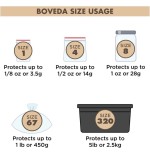 Boveda Befeuchtungsbeutel von 320 Gramm - Feuchtigkeit 62% für Kentuky-Tabak - Befeuchtungszubehör und Wartung
