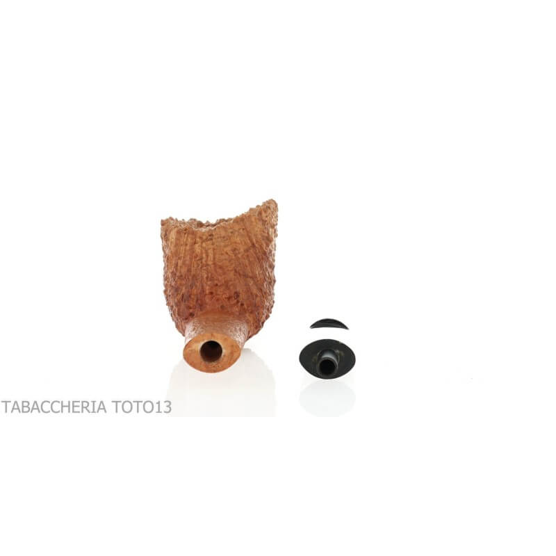 Gheppo pipe billiard cutty rustic briar finish - Gheppo Italian Pipes